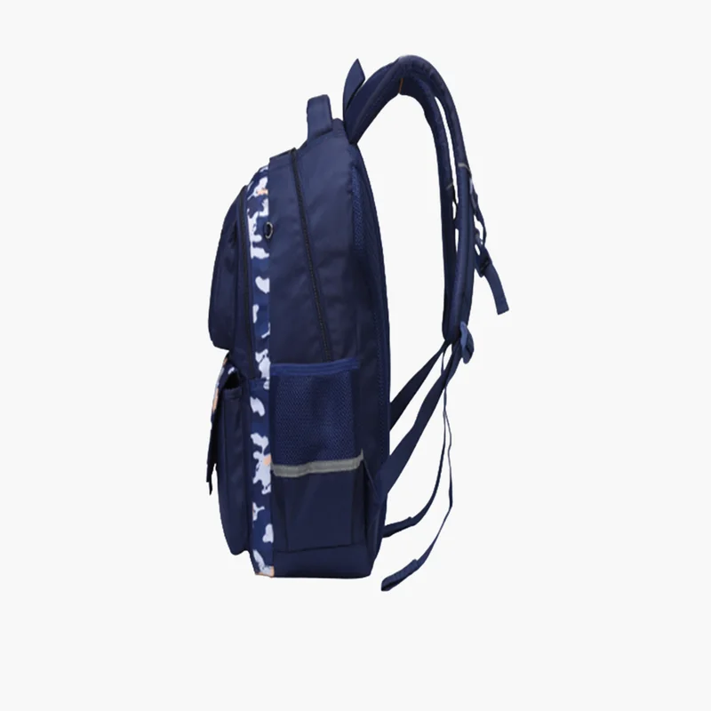 أطلس Printed Backpack in Navy for Kids